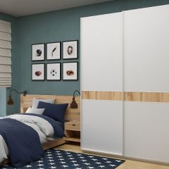 Шкаф-купе 1800 серии SOFT D6+D6+B2+PL3 (2 ящика+2штанги) профиль «Капучино» в Березниках - berezniki.mebel24.online | фото 5