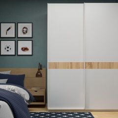 Шкаф-купе 1800 серии SOFT D6+D6+B2+PL3 (2 ящика+2штанги) профиль «Капучино» в Березниках - berezniki.mebel24.online | фото