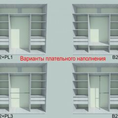 Шкаф-купе 1950 серии SILVER S5+S5+S5 B22+PL4 (по 2 ящика лев/прав+F обр.штанга) профиль «Серебро» в Березниках - berezniki.mebel24.online | фото 6
