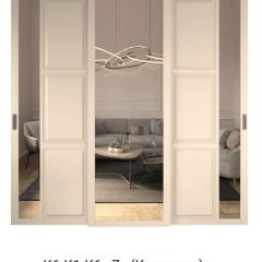 Шкаф-купе 2150 серии NEW CLASSIC K1+K1+K1+B22+PL4 (по 2 ящика лев/прав+F обр.штанга) профиль «Капучино» в Березниках - berezniki.mebel24.online | фото 15