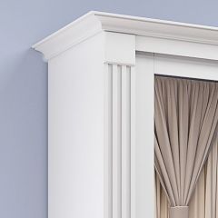 Шкаф-купе 2150 серии NEW CLASSIC K1+K1+K1+B22+PL4 (по 2 ящика лев/прав+F обр.штанга) профиль «Капучино» в Березниках - berezniki.mebel24.online | фото 4