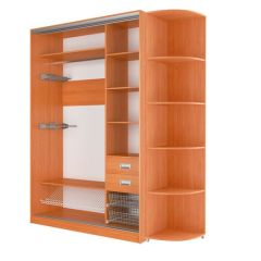 Шкаф-купе Элвис 1500 вариант 1 (ЛДСП/ЛДСП) в Березниках - berezniki.mebel24.online | фото 3