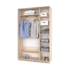РОЛАНД Шкаф-купе Млечный дуб (450*1400) Р441 в Березниках - berezniki.mebel24.online | фото 3