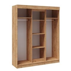 Шкаф-купе ТВИСТ Белый/Дуб юкон в Березниках - berezniki.mebel24.online | фото 2