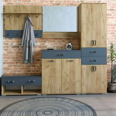 Шкаф с ящиками НКМ Бостон Секция 6 в Березниках - berezniki.mebel24.online | фото 2