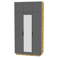 Шкаф с зеркалом "Аврора (H23_M)" в Березниках - berezniki.mebel24.online | фото 19