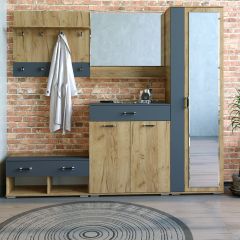 Шкаф ун-й с зеркалом НКМ Бостон Секция 5 в Березниках - berezniki.mebel24.online | фото 2