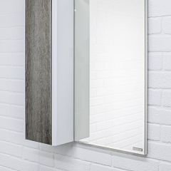 Шкаф-зеркало Uno 60 Дуб серый левый/правый Домино (DU1503HZ) в Березниках - berezniki.mebel24.online | фото 8