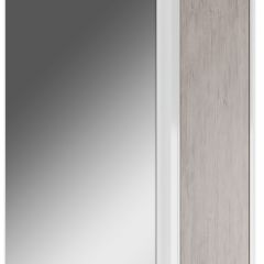 Шкаф-зеркало Uno 60 Дуб серый левый/правый Домино (DU1503HZ) в Березниках - berezniki.mebel24.online | фото 1