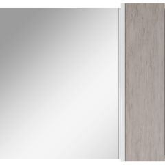 Шкаф-зеркало Uno 80 Дуб серый левый/правый Домино (DU1504HZ) в Березниках - berezniki.mebel24.online | фото 5