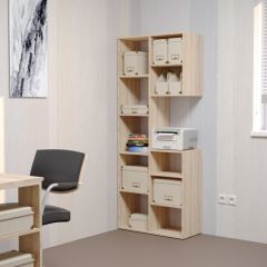 Стеллаж Элемент-2 (дуб сонома) в Березниках - berezniki.mebel24.online | фото 3