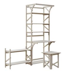 Стеллаж+стол Конструктор Арт.СRСт1-1 в Березниках - berezniki.mebel24.online | фото 3