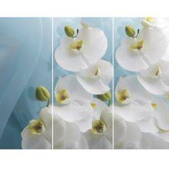 Стол Бостон-3 (Белая Орхидея) 1100/1420*700, опора Брифинг в Березниках - berezniki.mebel24.online | фото 2