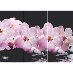 Стол Бостон-3 (Розовая Орхидея) 1100/1420*700, опора Брифинг в Березниках - berezniki.mebel24.online | фото 2