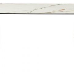 Стол BRONTE 220 KL-188 Контрастный мрамор матовый, итальянская керамика/ Шампань, ®DISAUR в Березниках - berezniki.mebel24.online | фото 2