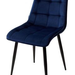 Стул CHIC BLUVEL-86 NAVY BLUE / черный каркас М-City в Березниках - berezniki.mebel24.online | фото