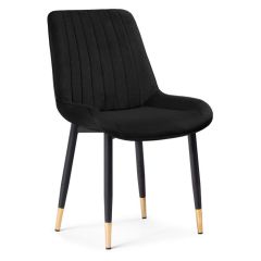 Стул на металлокаркасе Seda 1 black / gold / black в Березниках - berezniki.mebel24.online | фото