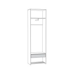 Трувор Шкаф для одежды 13.328.02 в Березниках - berezniki.mebel24.online | фото 2