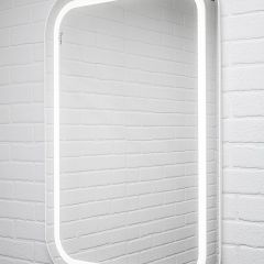 Зеркало Elis 100 white с подсветкой Sansa (SEe1045Z) в Березниках - berezniki.mebel24.online | фото 3