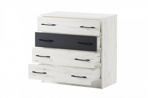 БЕАТРИС Комод К800 (дуб крафт белый/антрацит) в Березниках - berezniki.mebel24.online | фото 3