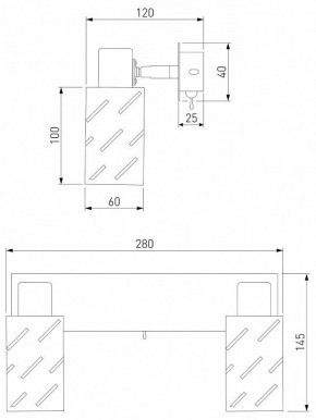 Бра Eurosvet Fente 20090/2 белый/хром в Березниках - berezniki.mebel24.online | фото 5