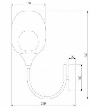 Бра Eurosvet Spritz 70218/1 латунь в Березниках - berezniki.mebel24.online | фото 4