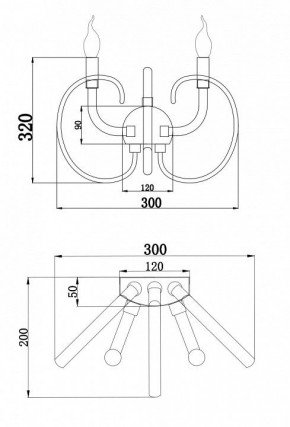 Бра Maytoni Atlanta MOD051WL-02TR в Березниках - berezniki.mebel24.online | фото 3
