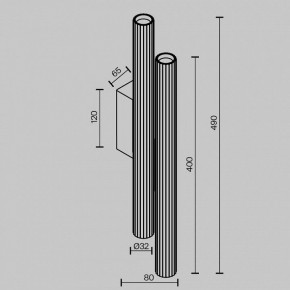 Бра Maytoni Calipso C082WL-24W2.7K-B в Березниках - berezniki.mebel24.online | фото 5