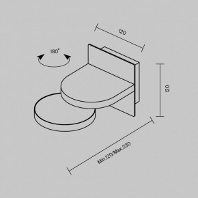 Бра Maytoni Flap MOD354WL-L12W3K в Березниках - berezniki.mebel24.online | фото 5