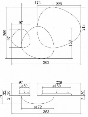 Бра Maytoni Jack-stone MOD314WL-L8G3K в Березниках - berezniki.mebel24.online | фото 5