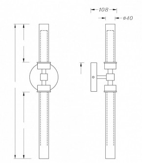 Бра Maytoni Stelo MOD116WL-L7B3K в Березниках - berezniki.mebel24.online | фото 3