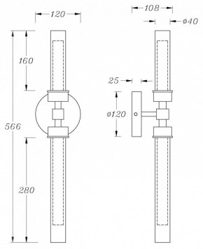 Бра Maytoni Stelo MOD116WL-L7BS3K в Березниках - berezniki.mebel24.online | фото 3