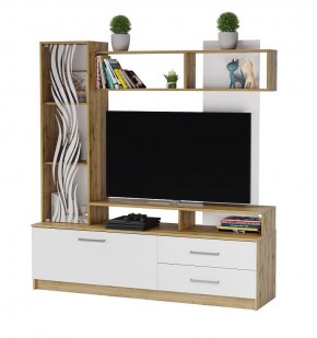 ДАРЬЯ Гостиная (Дуб Вотан/Белый глянец) в Березниках - berezniki.mebel24.online | фото 4