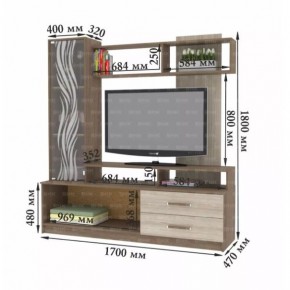 ДАРЬЯ Гостиная (Дуб Вотан/Белый глянец) в Березниках - berezniki.mebel24.online | фото 8