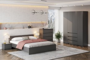 ДЕНВЕР Шкаф четырехстворчатый (Графит серый) в Березниках - berezniki.mebel24.online | фото 3