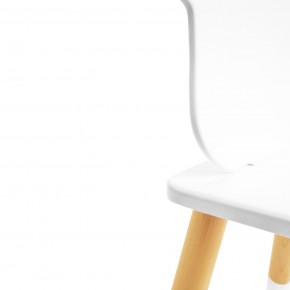 Детский комплект стол и два стула «Корона» Rolti Baby (белый/береза, массив березы/мдф) в Березниках - berezniki.mebel24.online | фото 2