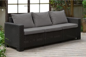 Диван Калифорния 3-х местный (California 3 Sofa), графит в Березниках - berezniki.mebel24.online | фото 1