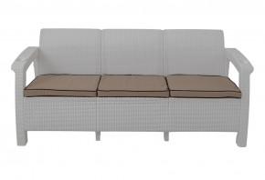 Диван Yalta Premium Sofa 3 Set (Ялта) белый (+подушки под спину) в Березниках - berezniki.mebel24.online | фото 2
