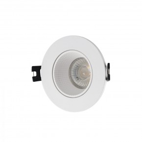 DK3061-WH Встраиваемый светильник, IP 20, 10 Вт, GU5.3, LED, белый/белый, пластик в Березниках - berezniki.mebel24.online | фото 1