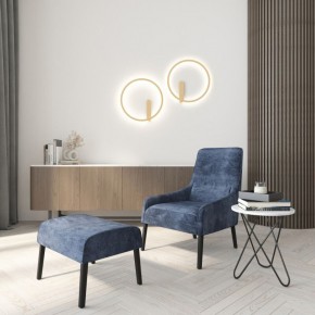 DK5035-SG Бра ROUND со светодиодом, IP20, 24W, 3000/4000/6500K, матовое золото, алюминий в Березниках - berezniki.mebel24.online | фото