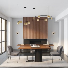 DK5060-BK+SG Бра ORBIT, IP20, 3000К, LED, 10 Вт, черный + сатинированное золото, алюминий в Березниках - berezniki.mebel24.online | фото 6