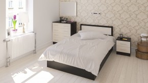 Фиеста Кровать 1200, цвет венге/дуб лоредо, ШхГхВ 123,5х203,5х80 см., сп.м. 1200х2000 мм., без матраса, основание есть в Березниках - berezniki.mebel24.online | фото 5