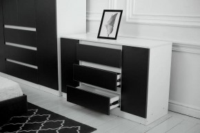 Комод 1200 Парус (Белый/Графит) в Березниках - berezniki.mebel24.online | фото 3