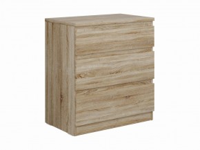 Комод КАСТОР с тремя ящиками, цвет Дуб Сонома в Березниках - berezniki.mebel24.online | фото