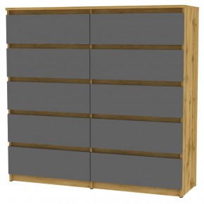 Комод Malta light K155 (ДВ-Графит) в Березниках - berezniki.mebel24.online | фото