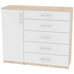Комод "Калисто (K40)" ручка рейлинг (ДСС-Белый) в Березниках - berezniki.mebel24.online | фото