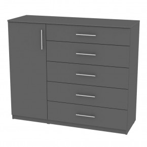 Комод "Калисто (K40)" ручка рейлинг (Графит) в Березниках - berezniki.mebel24.online | фото