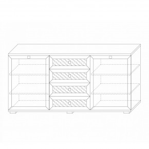 Комодино (фасады глухие) Парма Нео в Березниках - berezniki.mebel24.online | фото 6