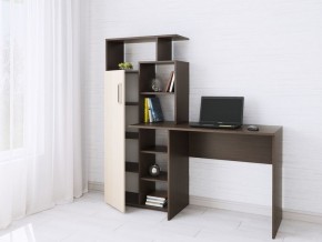 Компьютерный Стол Квартет-7 Дуб молочный/Венге в Березниках - berezniki.mebel24.online | фото