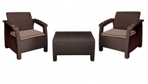 Комплект уличной мебели Yalta Terrace Triple Set (Ялта) шоколадный в Березниках - berezniki.mebel24.online | фото 7